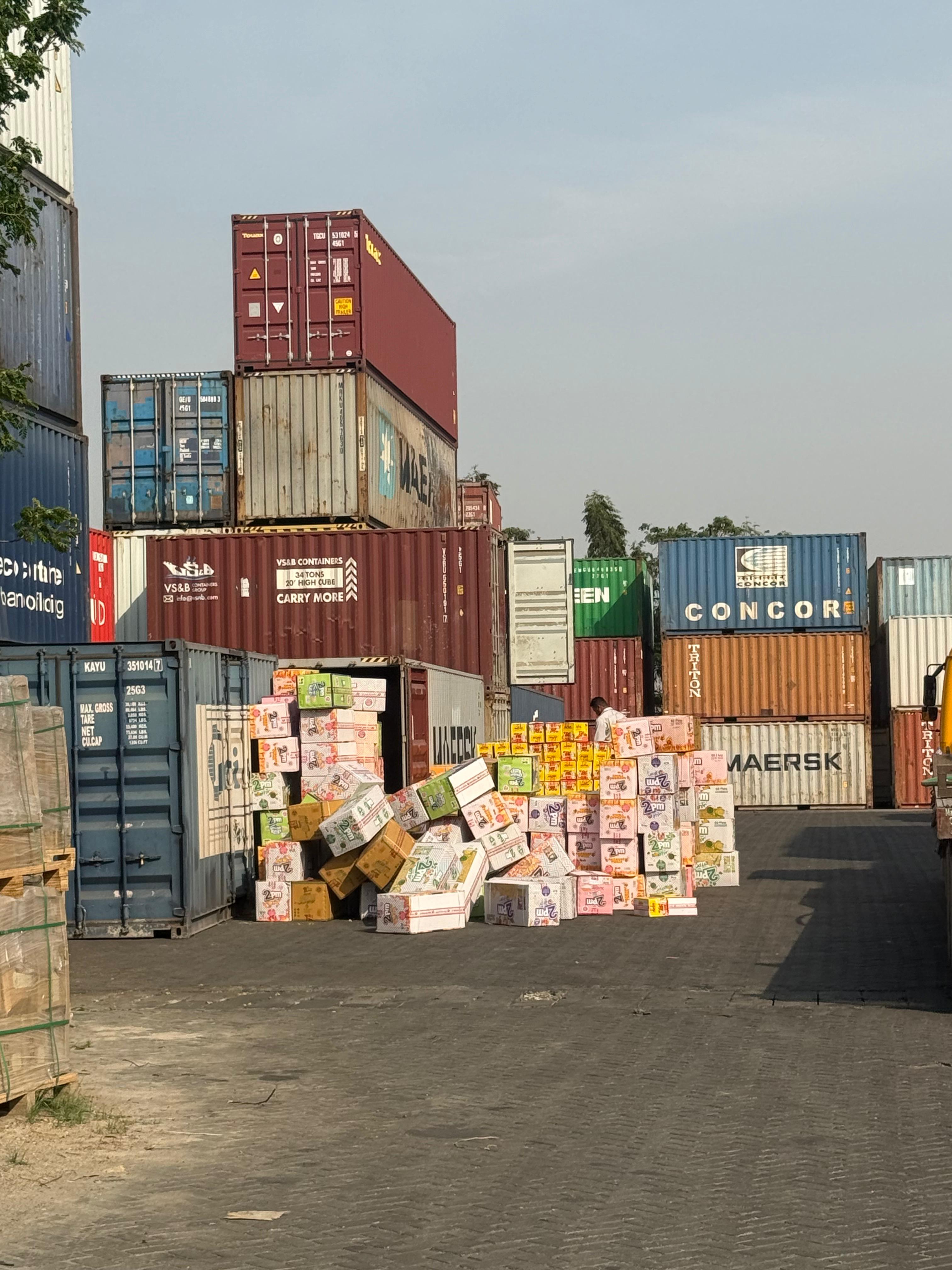 container_handling_at_ICD_Birganj